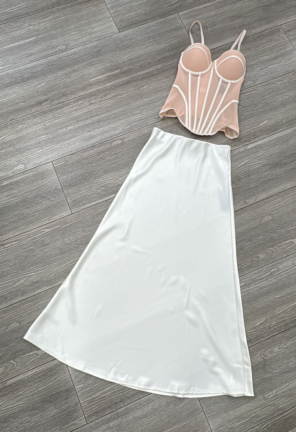 Satin Skirt, Perfect Fit