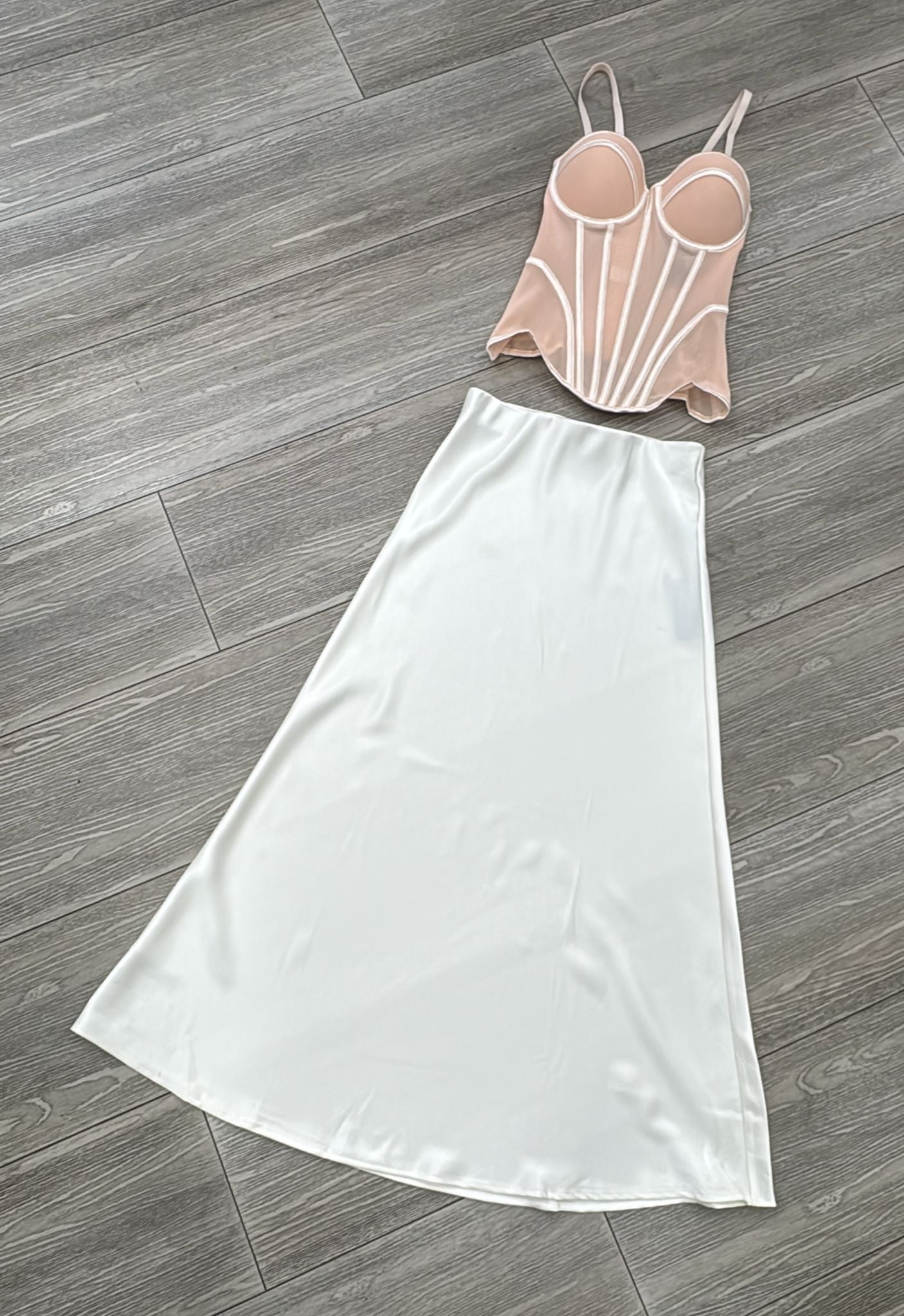 Satin Skirt, Perfect Fit