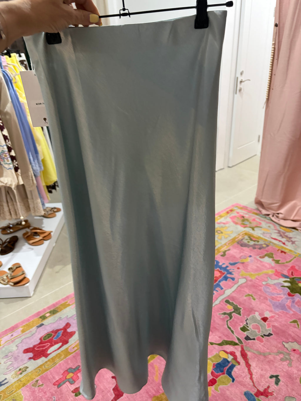 Satin Skirt, Perfect Fit