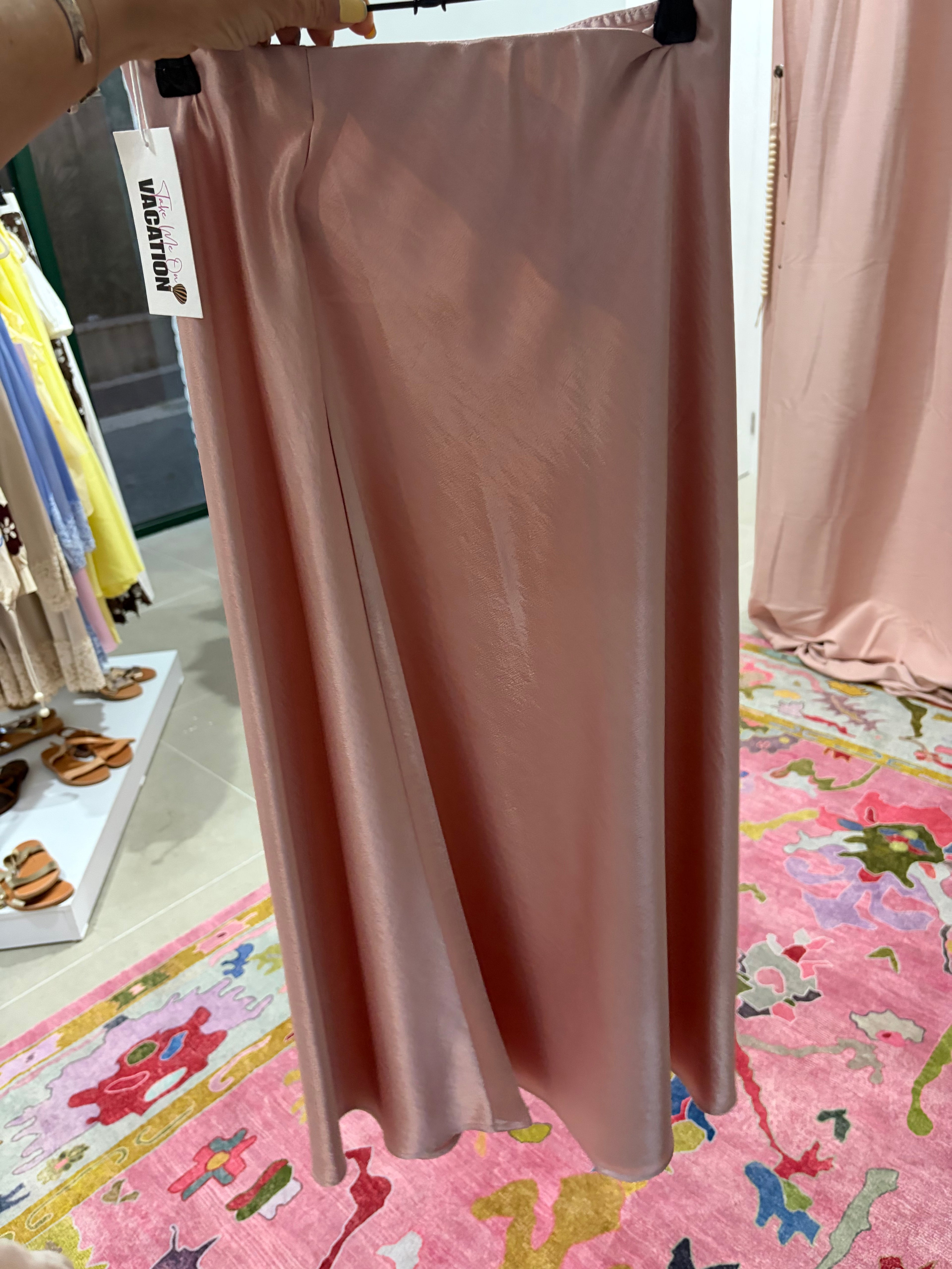 Satin Skirt, Perfect Fit